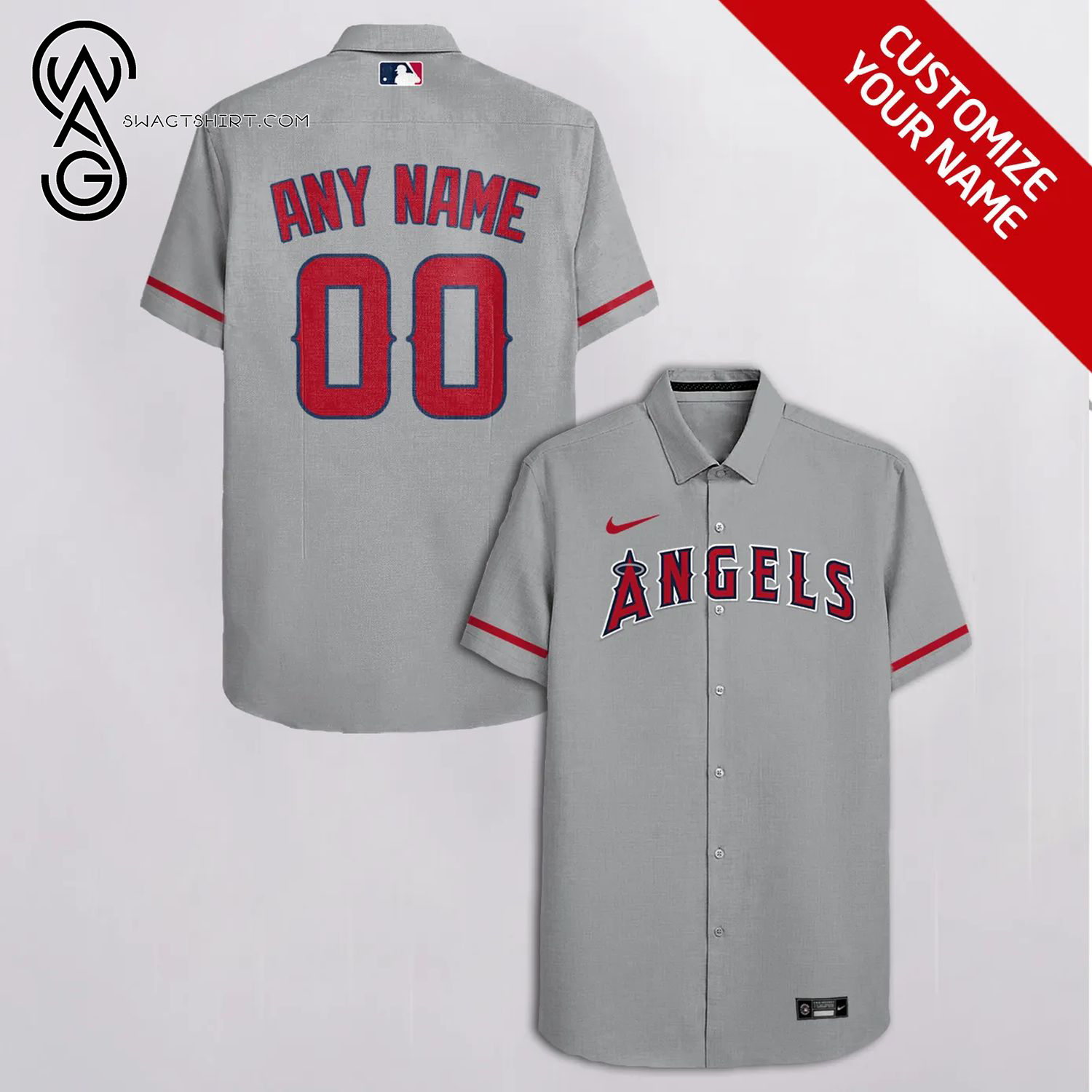 [Top Trending] Los Angeles Angels Major League Baseball Full Printing Personalized Hawaiian Shirt